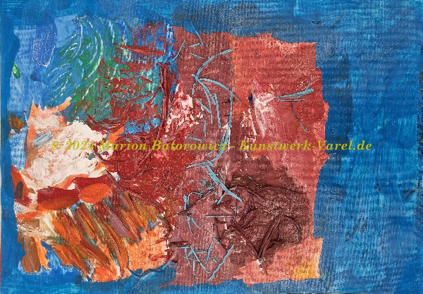 MB0025 Bild ohne Titel - Acryl auf Leinwand